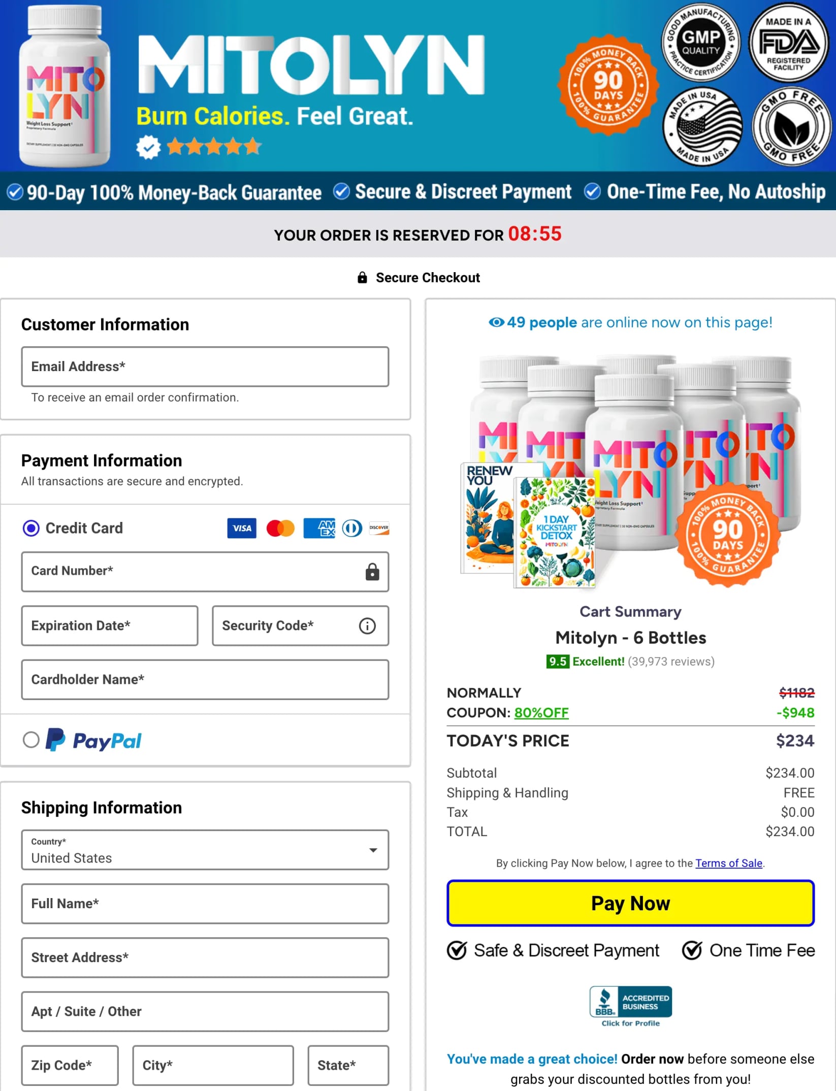 Mitolyn-payment-Checkout